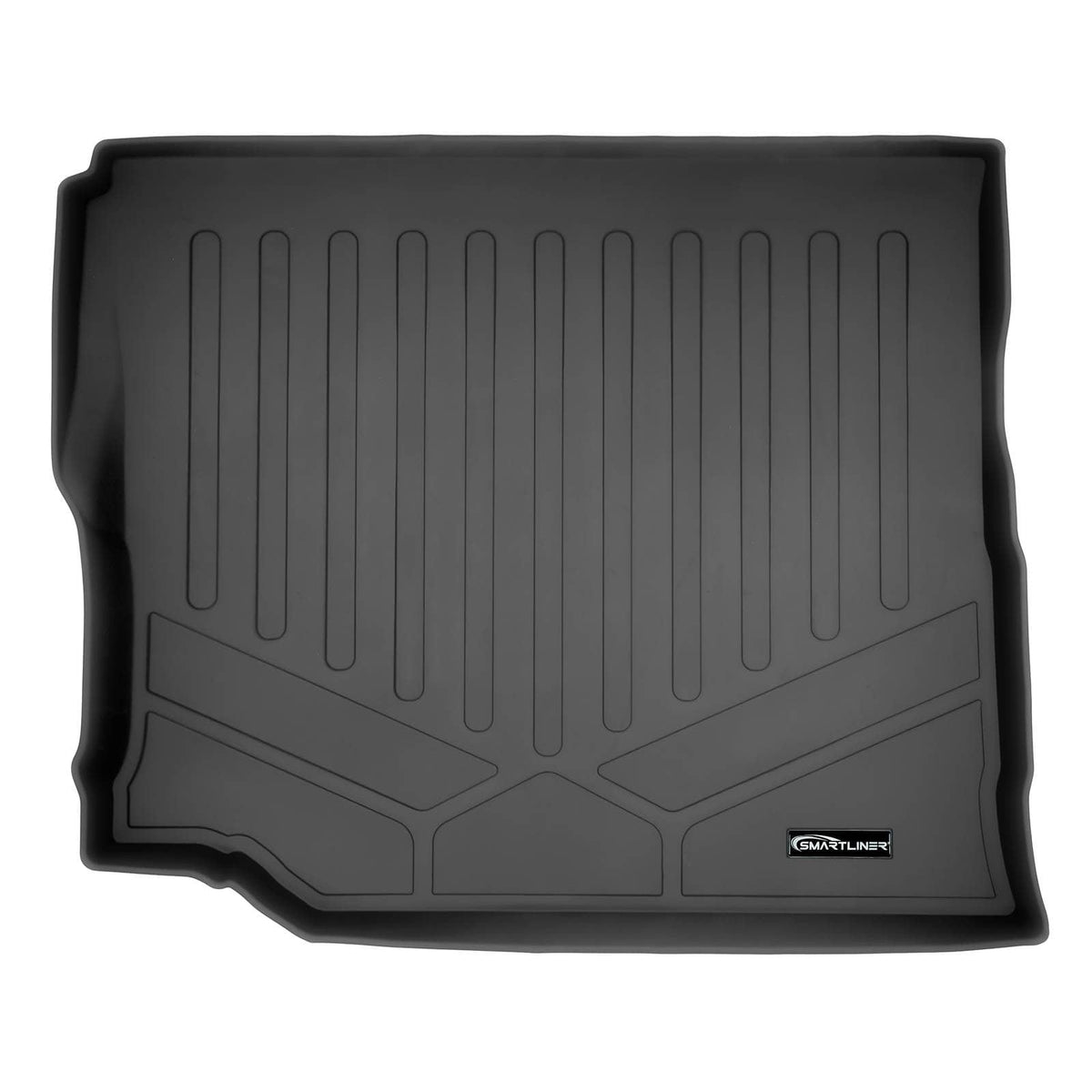 SMARTLINER Cargo Liner Black / Cargo Liner behind the 2nd Row Seats 2019-2026 Jeep Wrangler Cargo Liner|Unlimited 4 Door, non flat load with subwoofer|SMARTLINER
