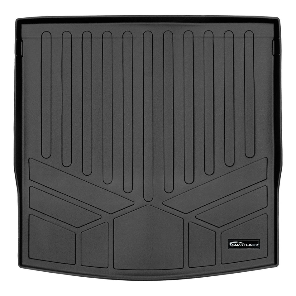 SMARTLINER Cargo Liner Black / Cargo Liner behind the 2nd Row Seats 2018-2024 Volkswagen Tiguan Cargo Liner|5 Passenger Models|SMARTLINER