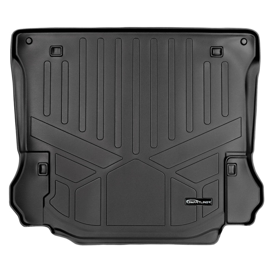 SMARTLINER Cargo Liner Black / Cargo Liner behind the 2nd Row Seats 2011-2013 Jeep Wrangler Cargo Liner|Trimline for Subwoofer, Unlimited 4 Door|SMARTLINER