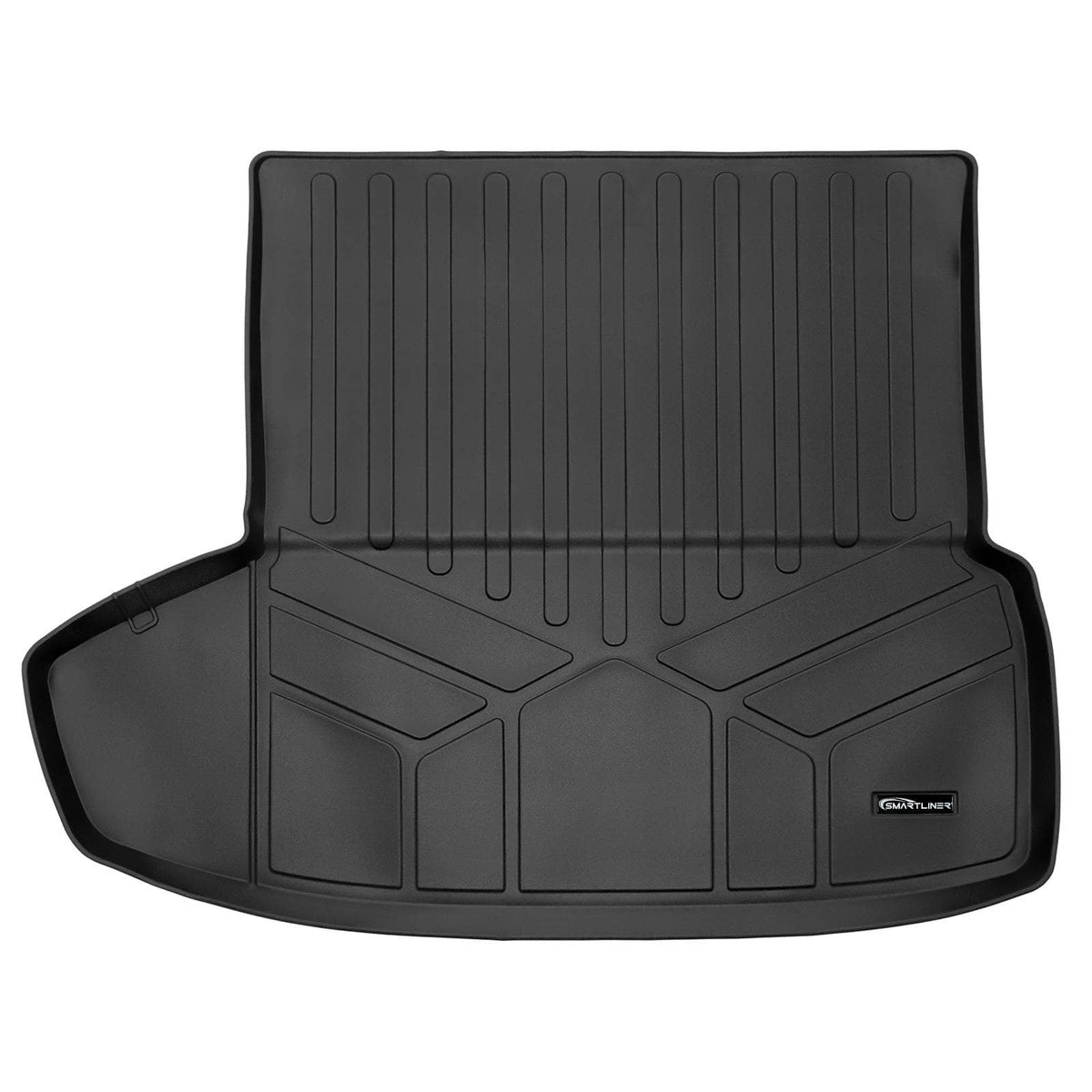 SMARTLINER Cargo Liner Black / Cargo Liner behind the 2nd Row Seats 2021-2026 Tesla Model S Cargo Liner|Fits 2021 - 2024 Models Only|SMARTLINER