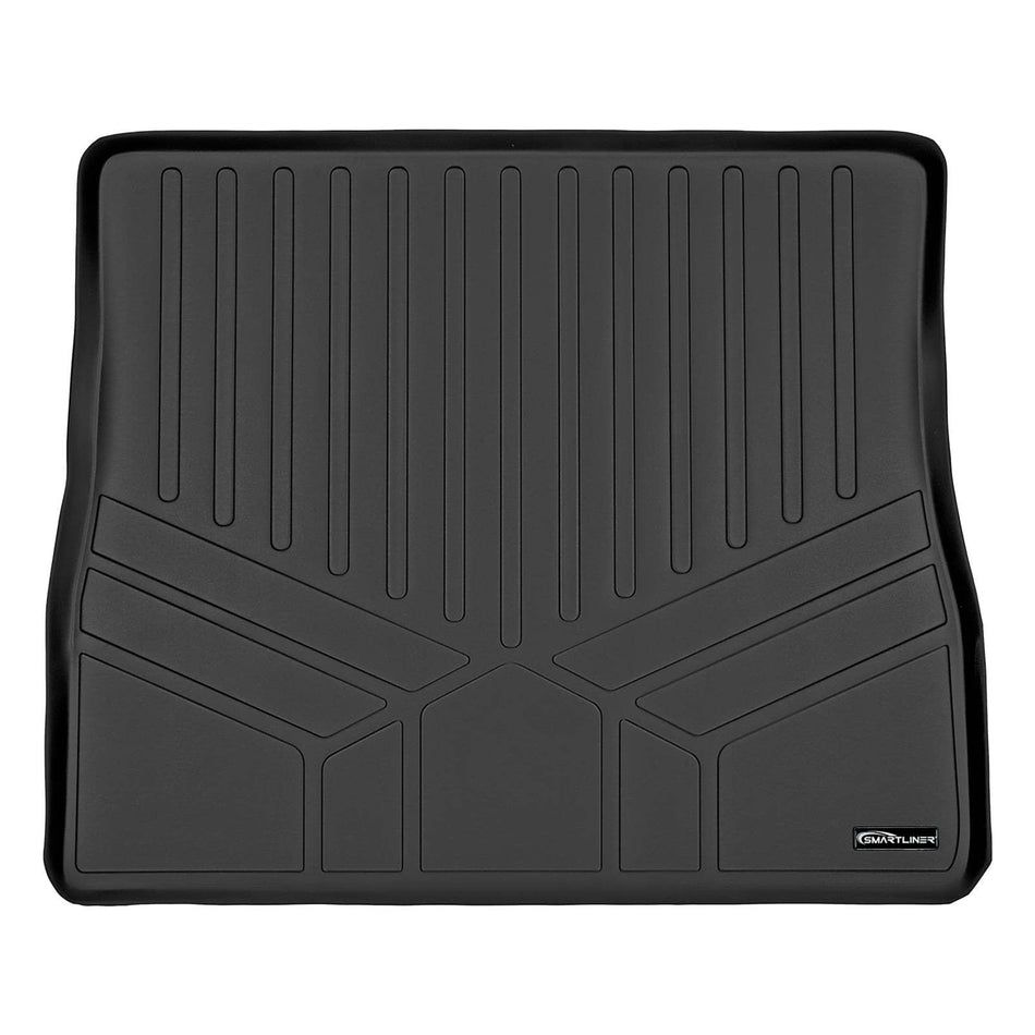 SMARTLINER Cargo Liner Black / Cargo Liner behind the 2nd Row Seats 2011-2012 Toyota Sienna Cargo Liner|with power folding 3rd row|SMARTLINER