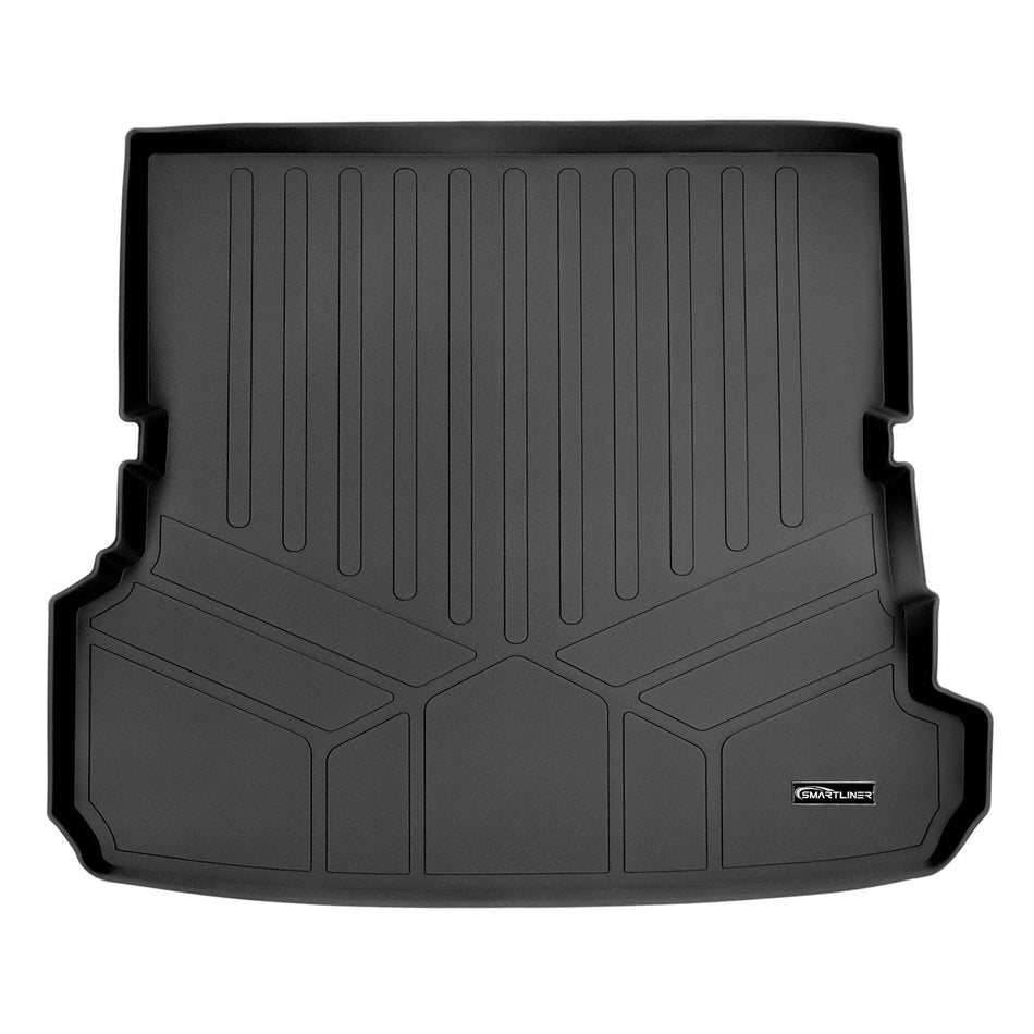 SMARTLINER Cargo Liner Black / Cargo Liner behind the 2nd Row Seats 2017-2026 Audi Q7 / SQ7 Cargo Liner | SMARTLINER