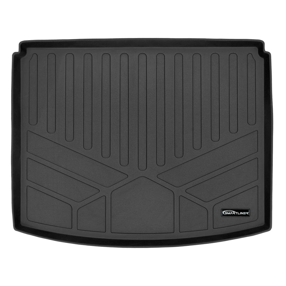 SMARTLINER Cargo Liner Black / Cargo Liner behind the 2nd Row Seats 2024-2026 Kia Seltos Cargo Liner|Fits upper cargo with subwoofer|SMARTLINER