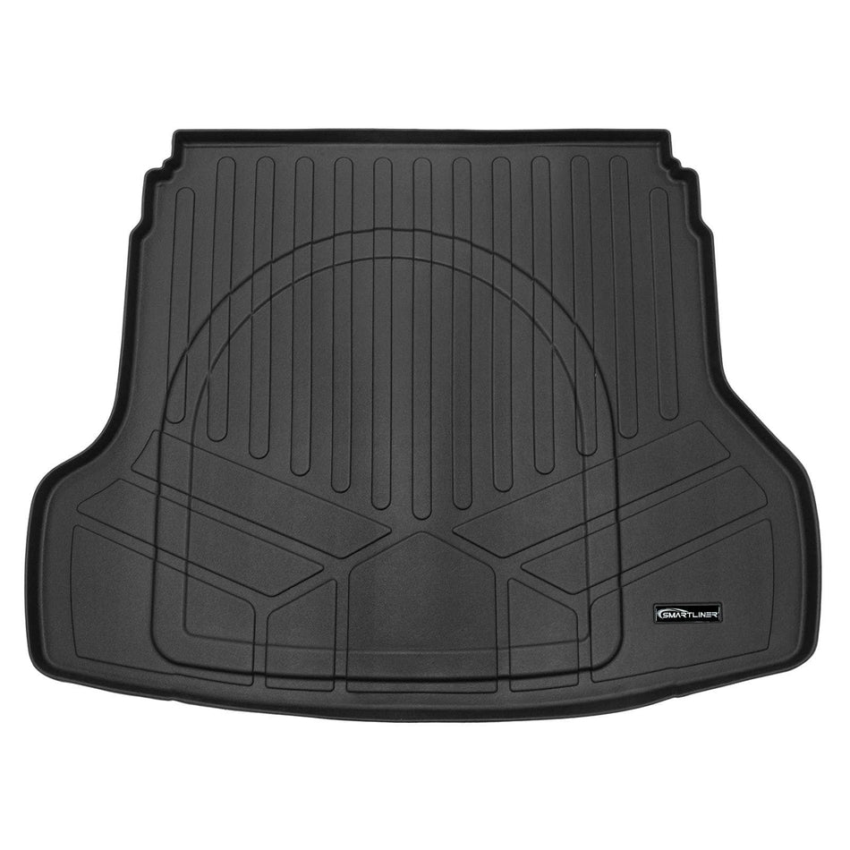 SMARTLINER Cargo Liner Black / Cargo Liner behind the 2nd Row Seats 2019-2024 Kia Forte Cargo Liner|Fits 60/40 folder seats.Does not fit fixed rear seats|SMARTLINER