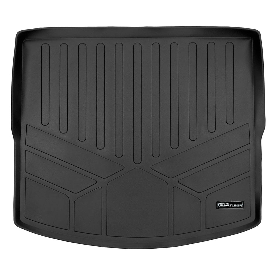SMARTLINER Cargo Liner Black / Cargo Liner behind the 2nd Row Seats 2022-2025 Mazda CX5 Cargo Liner|Fits Upper cargo tray position. - with side pockets|SMARTLINER