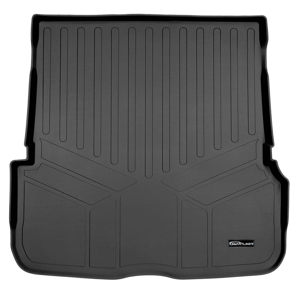SMARTLINER Cargo Liner Black / Cargo Liner behind the 2nd Row Seats 2020-2026 Mercedes-Benz GLS Class Cargo Liner|(w/o surround sound system)|SMARTLINER