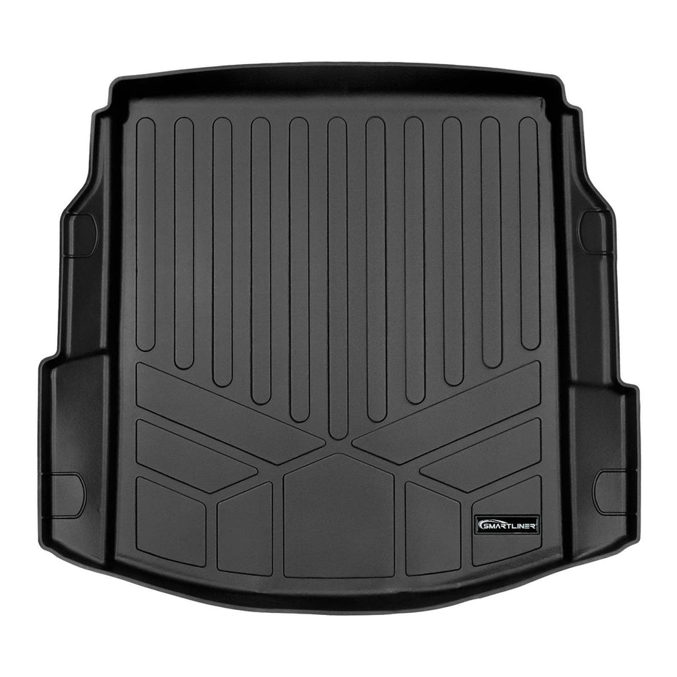 SMARTLINER Cargo Liner Black / Cargo Liner behind the 2nd Row Seats 2020 Audi S8 L Cargo Liner | SMARTLINER