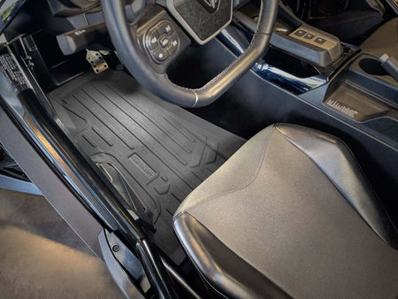 Smartliner USA Black / 1st Row Rugged Rubber Mat SMARTLINER Custom Fit Rugged Rubber Floor Liners For 2016-2024 Polaris Slingshot