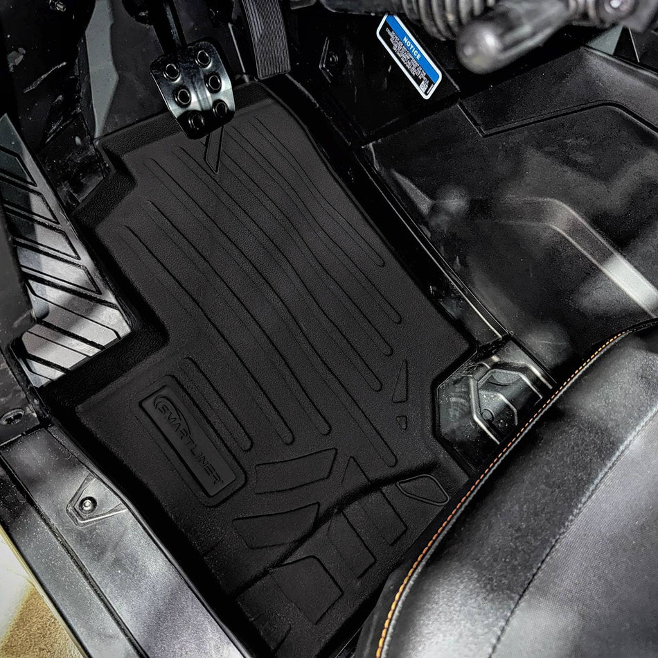 SMARTLINER OUTDOORS UTV Floor Liners Black / First Row UTV Liner 2019-2026 Can-Am Commander Floor Liners|2 Seater, 4 Seater Models|SMARTLINER