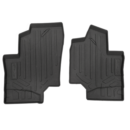 Smartliner USA Black / Front Row Rugged Rubber Mat Set SMARTLINER Custom Fit Rugged Rubber Floor Liners For 2019-2025 Can-Am Maverick Sport(4-Seater)