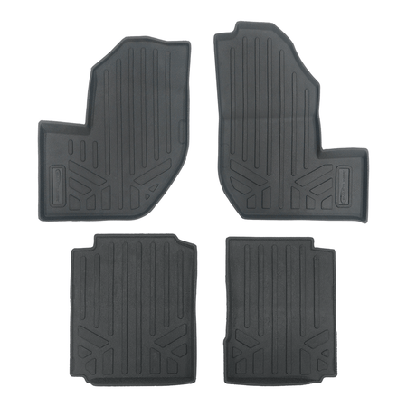 Smartliner USA Black / 2 Row Rugged Rubber Mat Set SMARTLINER Custom Fit Rugged Rubber Floor Liners For 2018-2025 Yamaha Wolverine RMA X4