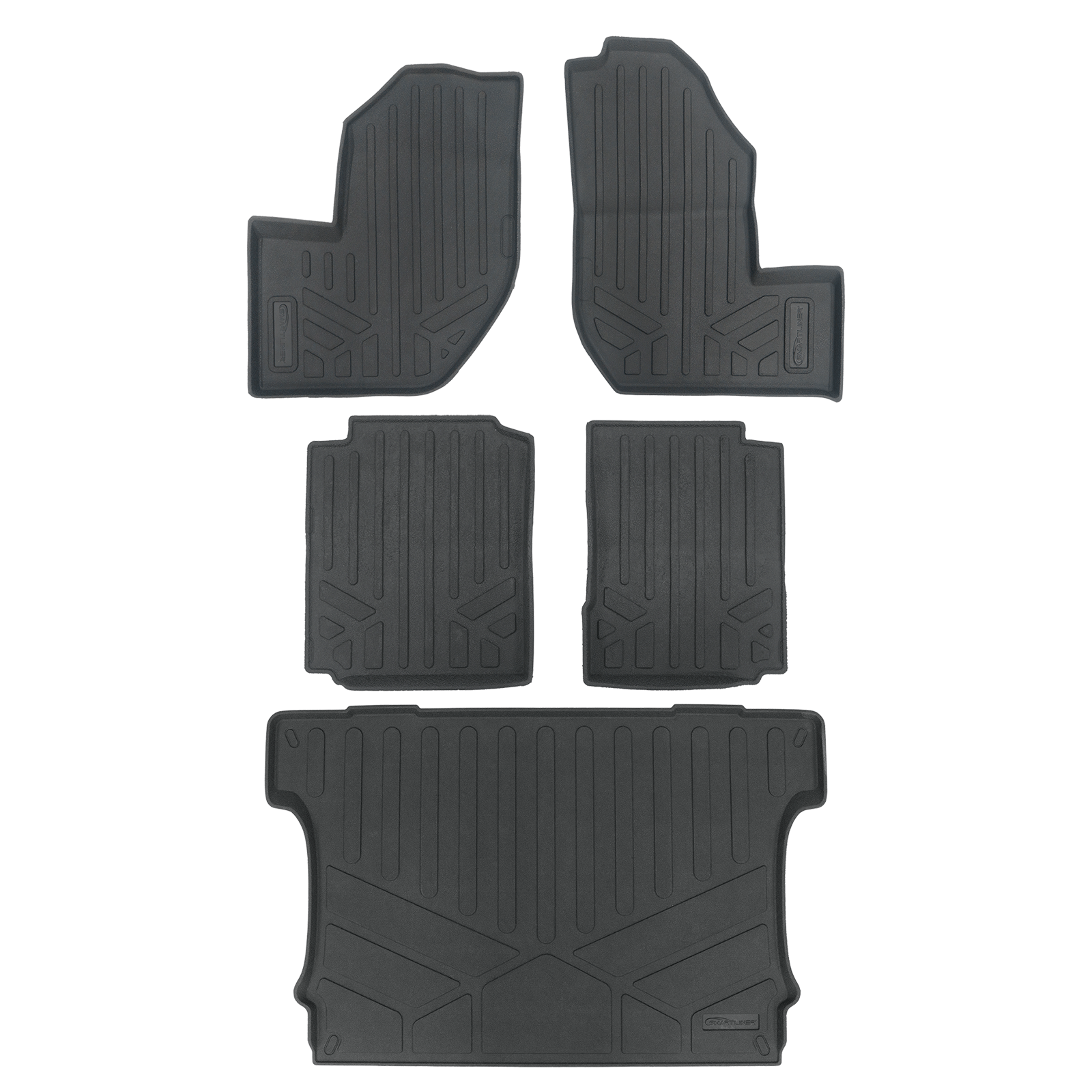 2 Row Rugged Rubber Mat Set And Truck Bed Mat Liner