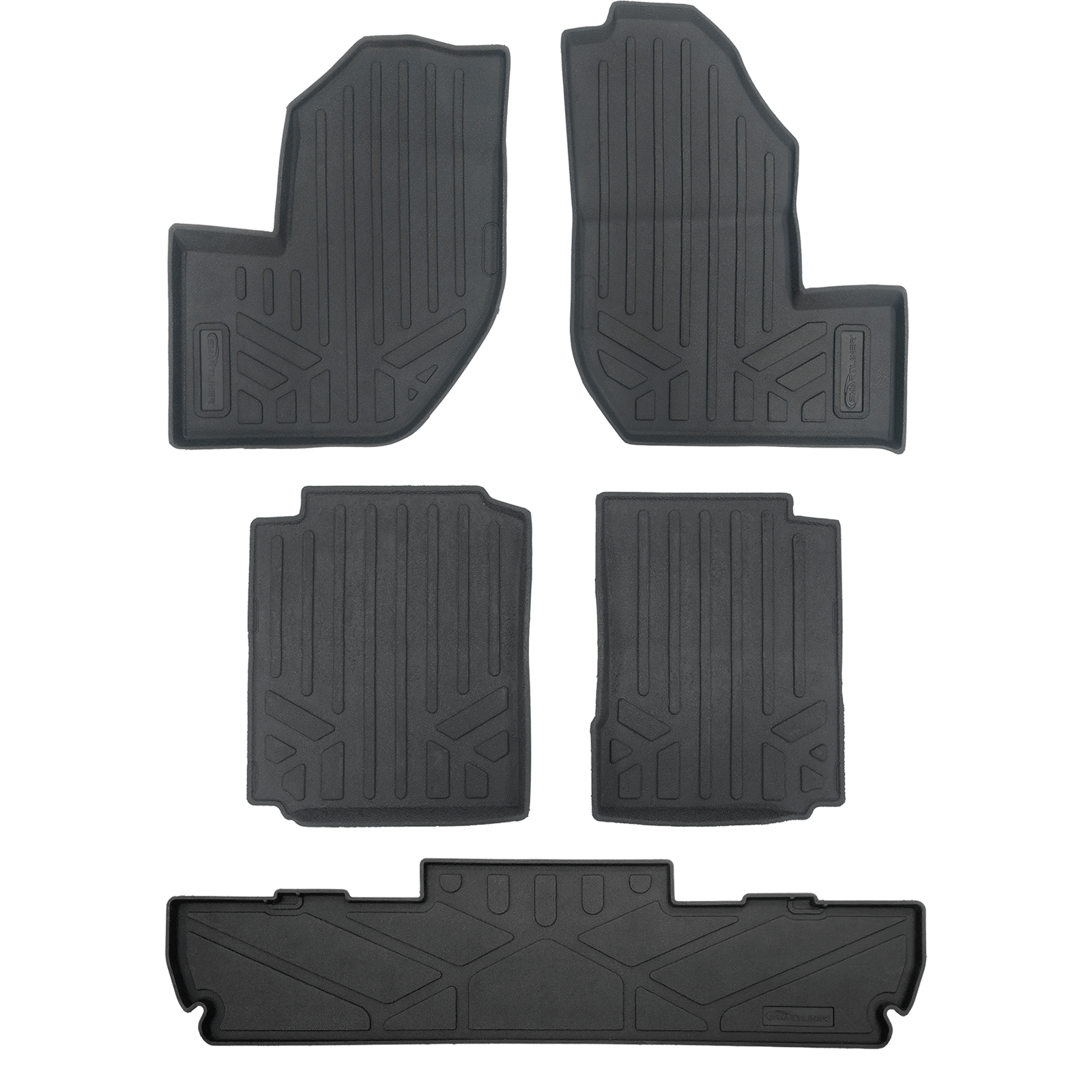 2 Row Rugged Rubber Mat Set And Truck Bed Mat Liner