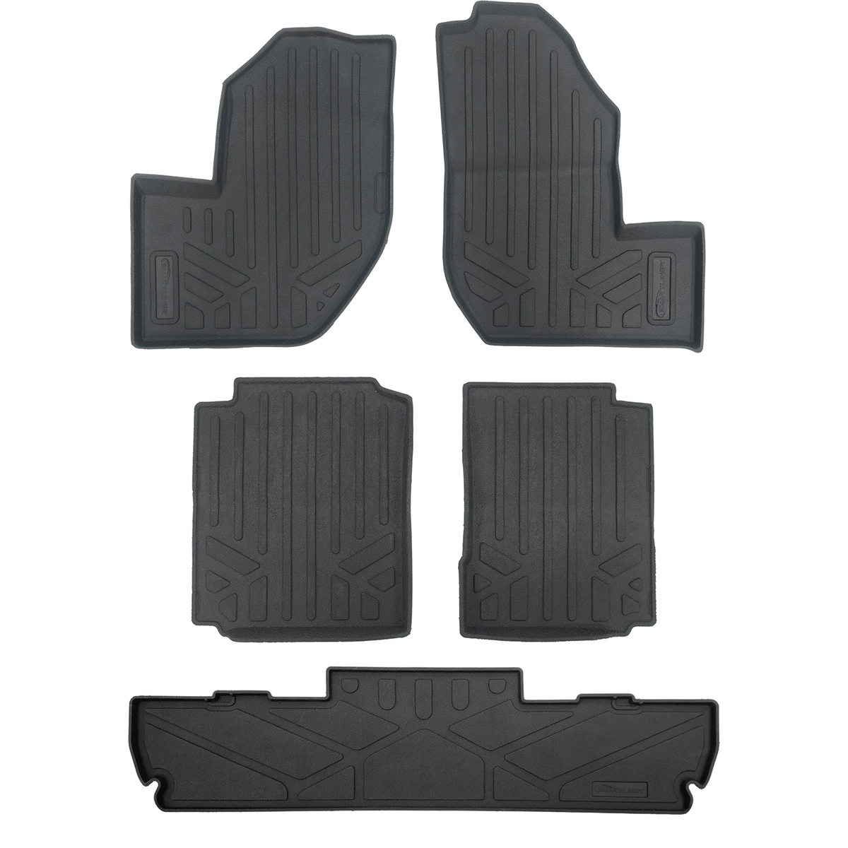 2 Row Rugged Rubber Mat Set And Truck Bed Mat Liner