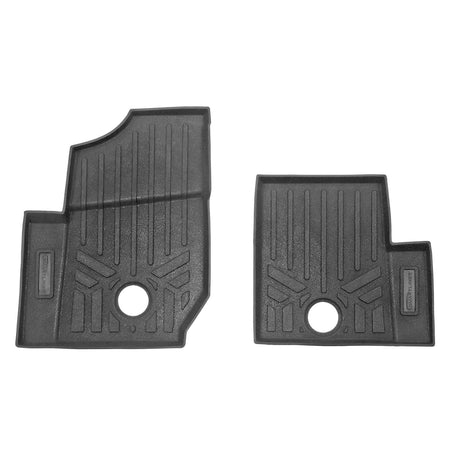 Smartliner USA Black / Front Row Rugged Rubber Mat Set SMARTLINER Custom Fit Rugged Rubber Floor Liners For 2019-2025 Polaris General 1000