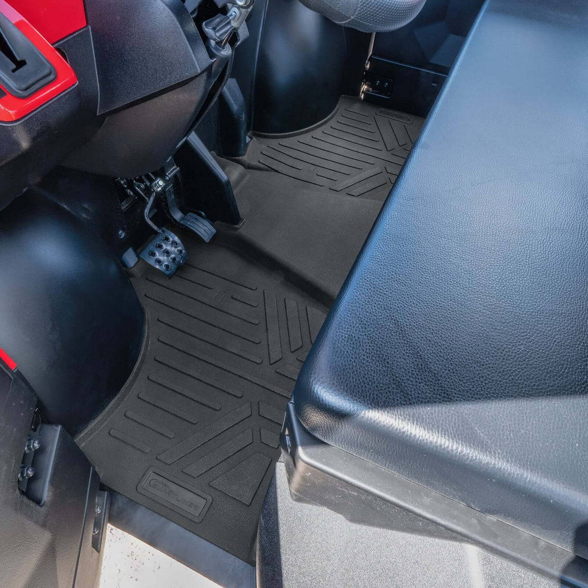 Smartliner USA SMARTLINER Custom Fit Rugged Rubber Floor Liners For 2017-2024 Kawasaki Mule (6-Seater Models)