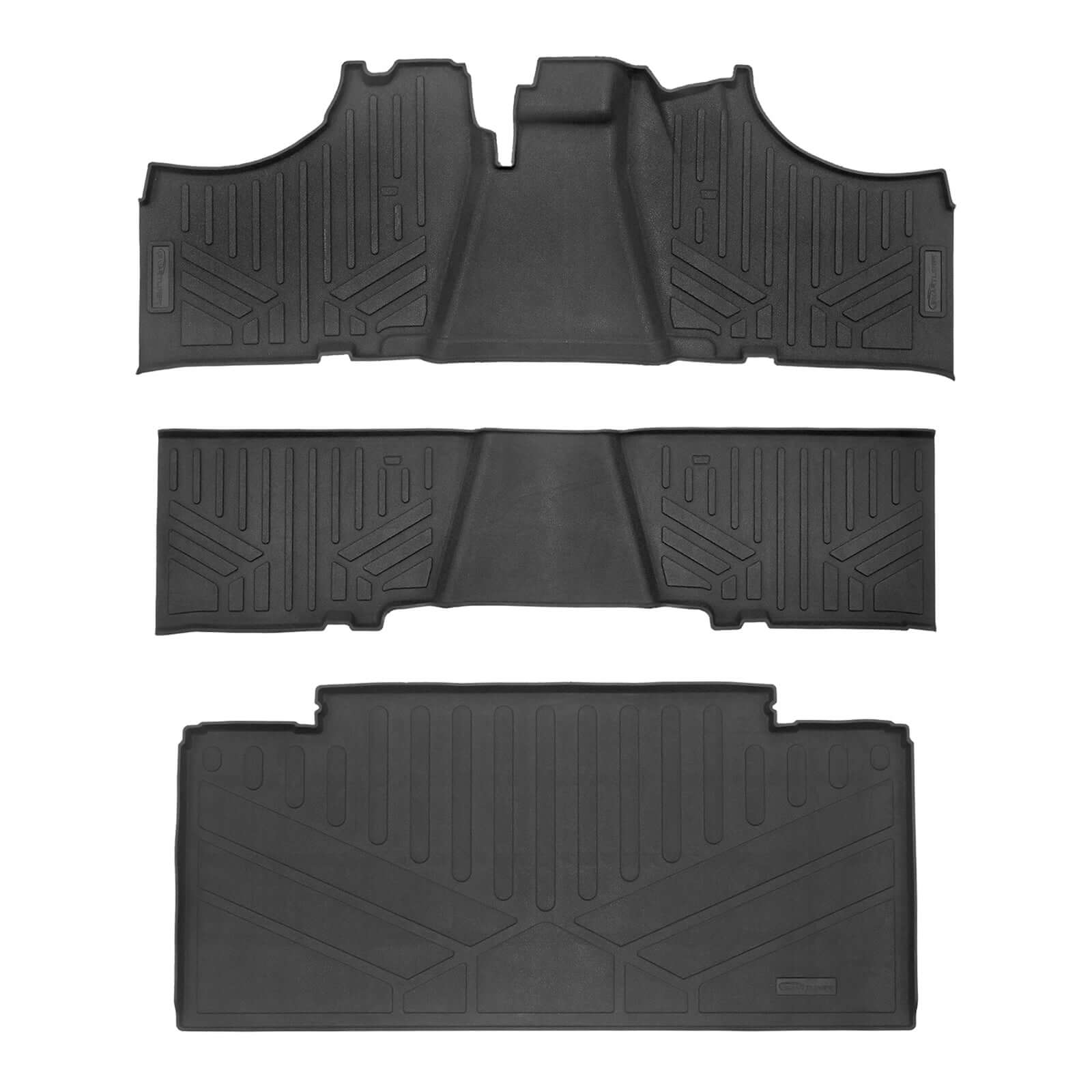 2 Row Rugged Rubber Mat Set And Truck Bed Mat Liner