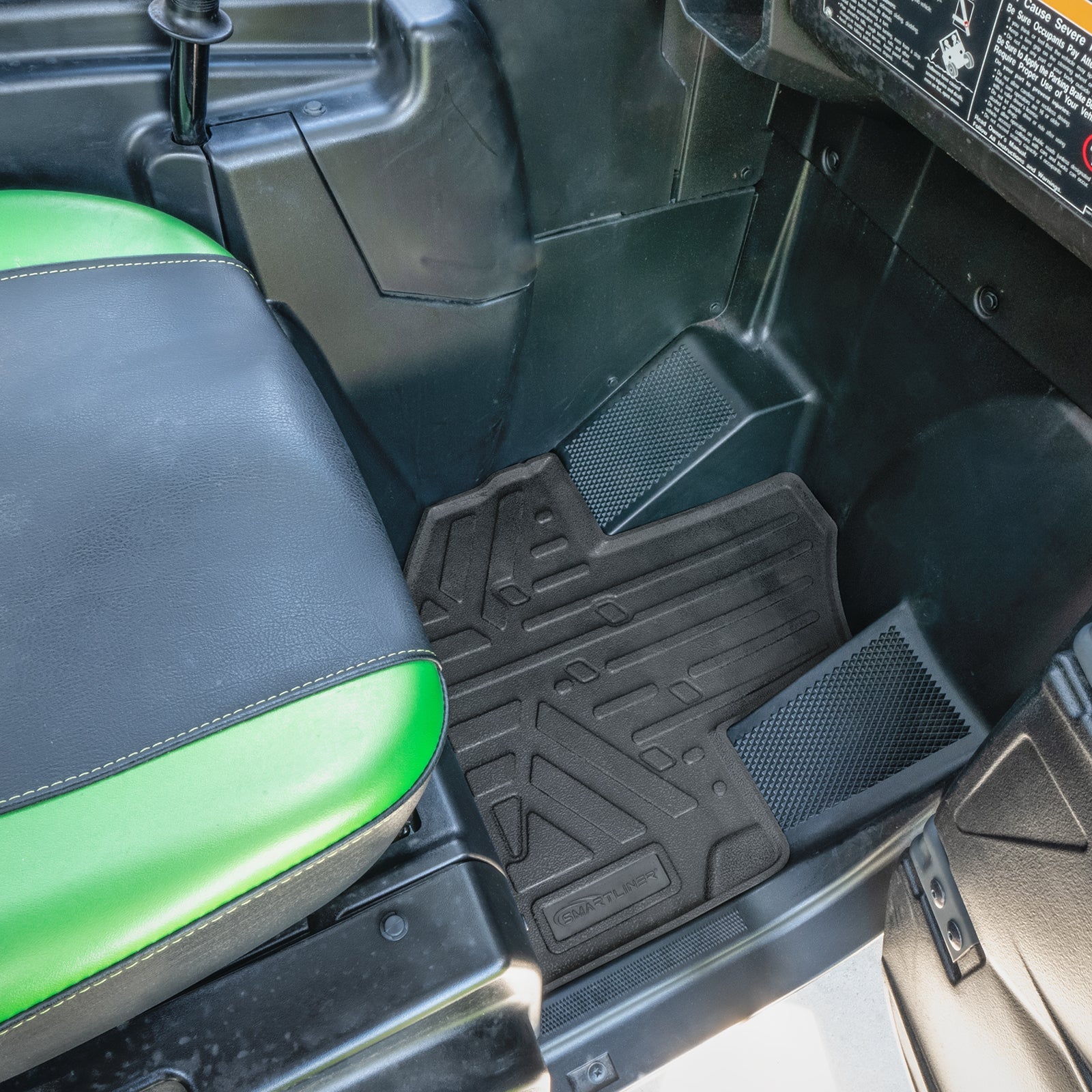 SMARTLINER Custom Fit Rugged Rubber Floor Liners For 2020-2024 Kawasaki TERYX (2-Seater)