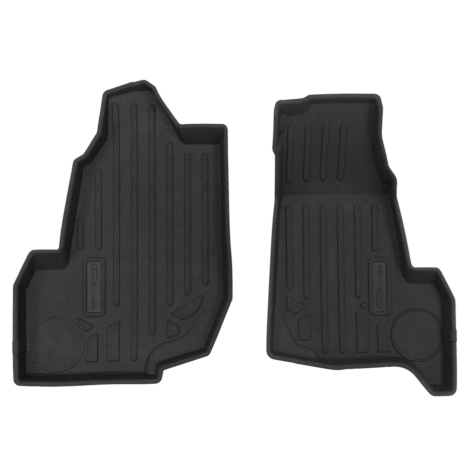 Smartliner USA Black / Front Row Rugged Rubber Mat Set SMARTLINER Custom Fit Rugged Rubber Floor Liners For 2020-2026 Kawasaki TERYX KRX (2 Seater)