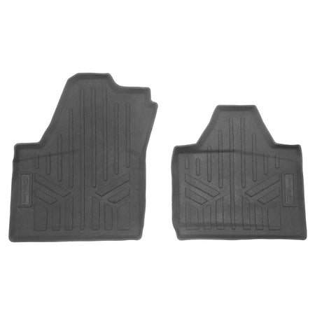 Smartliner USA Black / Front Row Rugged Rubber Mat Set SMARTLINER Custom Fit Rugged Rubber Floor Liners For 2019-2023 Can-Am Maverick X3 (4 Passenger)
