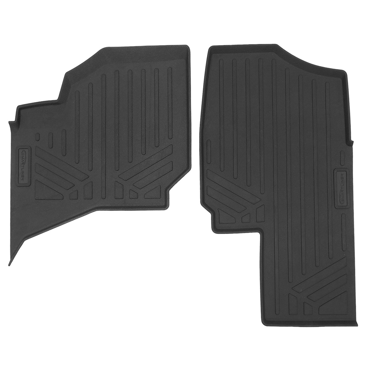 Smartliner USA UTV Black / 1st Row Rugged Rubber Mat SMARTLINER Custom Fit Compatible With 2024-2026 Polaris Ranger XD 1500 / XD 1500 Northstar (Fits 6 Seater | Fits Premium and Ultimate Trims)