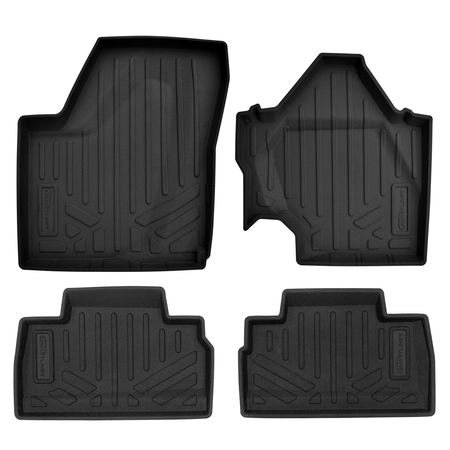 SMARTLINER OUTDOORS UTV Floor Liners Black / 2 Row UTV Liner 2024-2026 Can-Am Maverick R Floor Liners|4 Seater Models|SMARTLINER
