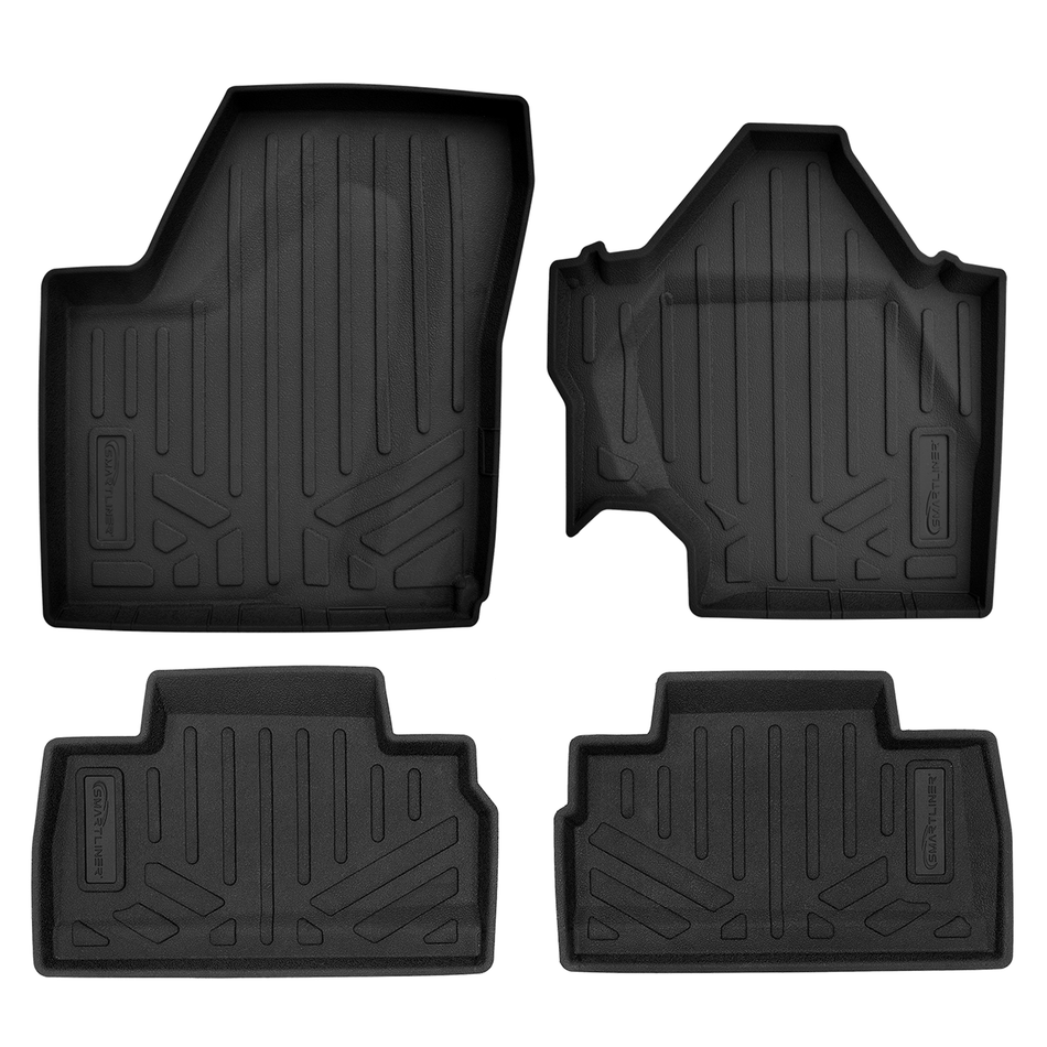 SMARTLINER OUTDOORS UTV Floor Liners Black / 2 Row UTV Liner 2024-2026 Can-Am Maverick R Floor Liners|4 Seater Models|SMARTLINER