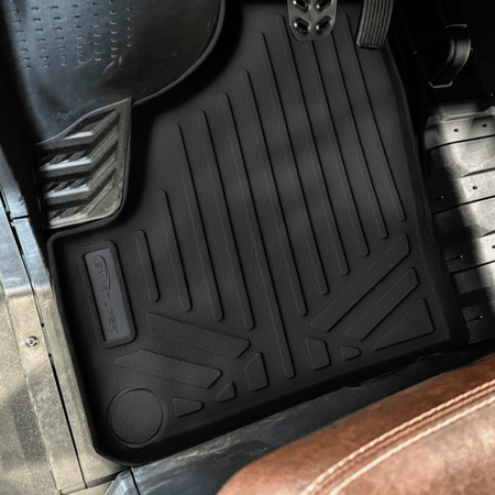 Smartliner USA UTV Liner Black / 1st Row Rugged Rubber Mat SMARTLINER Floor Liners Compatible with 2025-2026 CFMOTO UForce U10 (3-Seater)