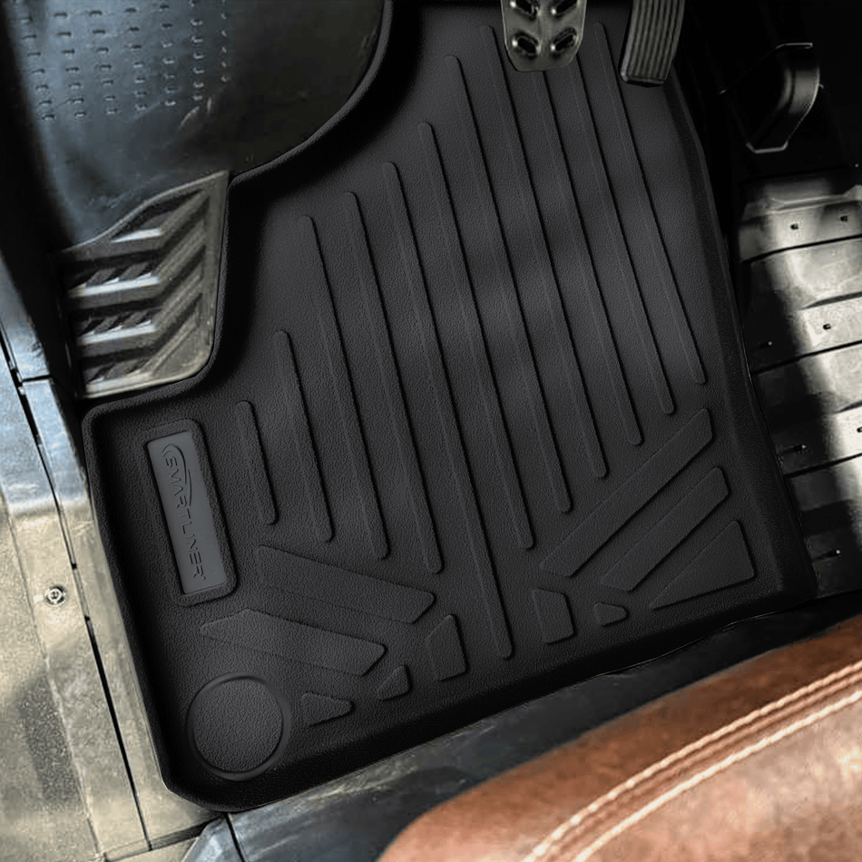 Smartliner USA UTV Liner Black / 1st Row Rugged Rubber Mat SMARTLINER Floor Liners Compatible with 2025-2026 CFMOTO UForce U10 (3-Seater)