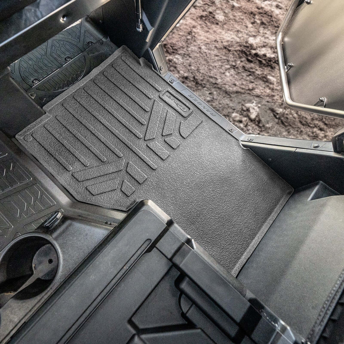 Smartliner USA SMARTLINER OUTDOORSâ„¢ Custom Fit Floor Liners For 2018-2024 Polaris Ranger XP Crew 1000