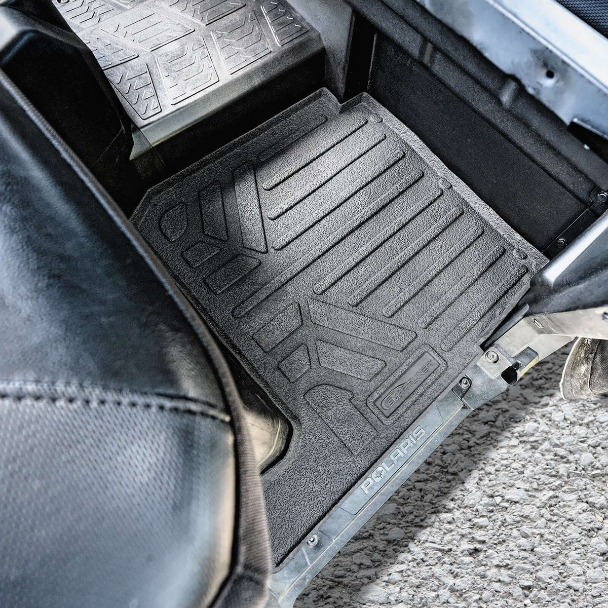 Smartliner USA SMARTLINER Custom Fit Rugged Rubber Floor Liners For 2018-2024 Polaris Ranger 1000 (6 Seater)
