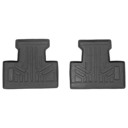 Smartliner USA Black / Second Row Rugged Rubber Mat Set SMARTLINER Custom Fit Rugged Rubber Floor Liners For 2019-2023 Can-Am Maverick X3 (4 Passenger)