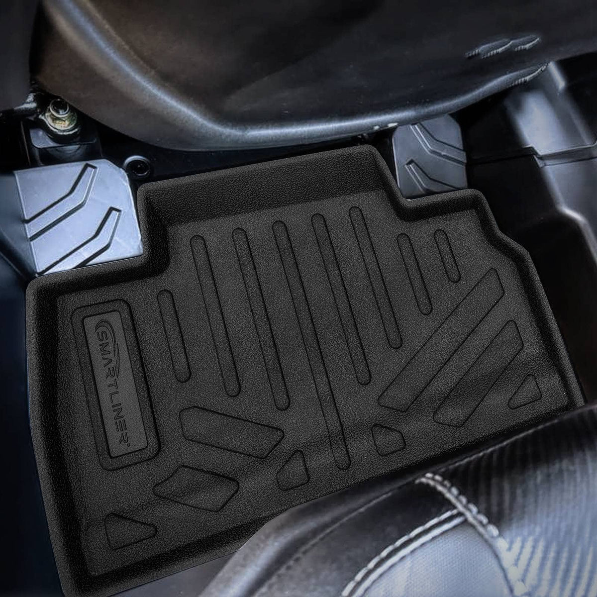 SMARTLINER OUTDOORS UTV Floor Liners 2024-2026 Can-Am Maverick R Floor Liners|4 Seater Models|SMARTLINER