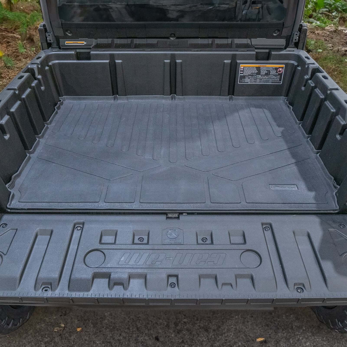 Smartliner USA Custom Fit Floor Mat Liners SMARTLINER OUTDOORSâ„¢ Custom Fit Rugged Rubber Floor Liners For 2016-2025 Can-Am Defender (6 Seater)