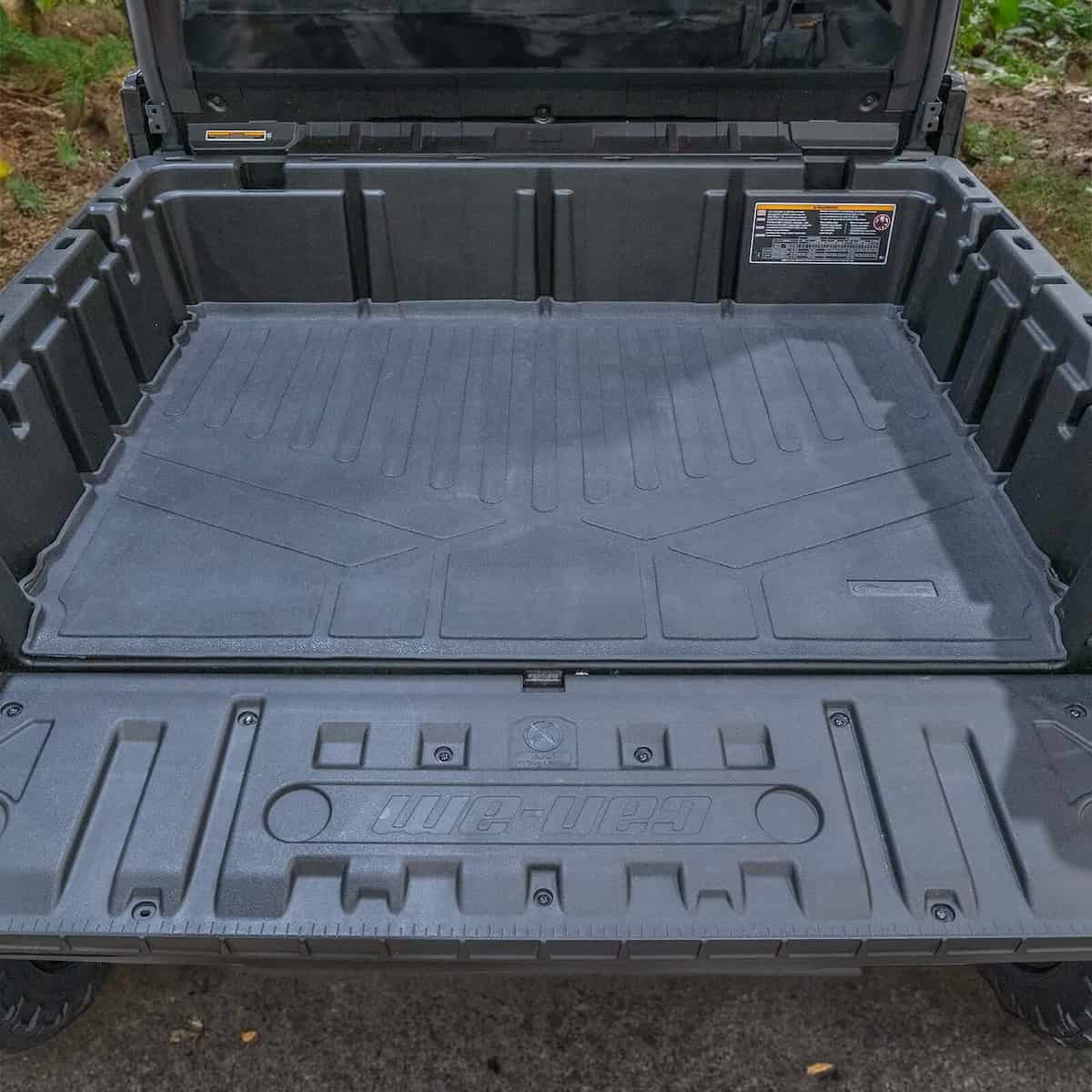 Smartliner USA Custom Fit Floor Mat Liners SMARTLINER OUTDOORSâ„¢ Custom Fit Rugged Rubber Floor Liners For 2016-2025 Can-Am Defender (6 Seater)