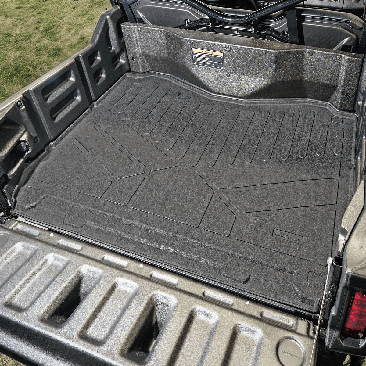 Smartliner USA Black / Rugged Rubber Truck Bed Mat Liner (Bedliner) SMARTLINER Custom Fit Rugged Rubber Floor Liners For 2019-2025 Honda Pioneer 1000