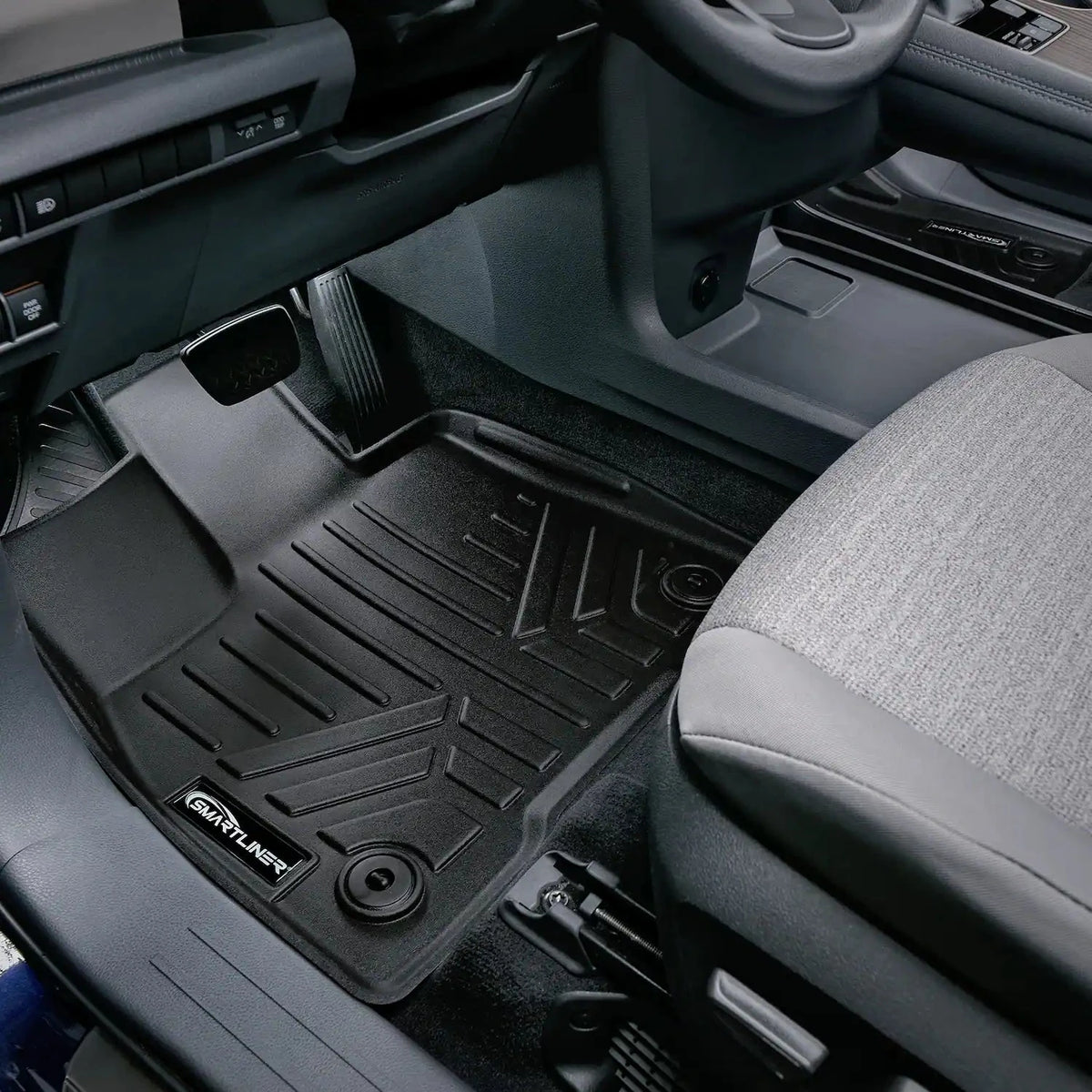 Smart Liner USA Motor Vehicle Interior Fittings SMARTLINER Custom Fit Floor Liners For 2021-2025 Toyota Sienna with 2nd Row Bucket Seats and Spare Tire