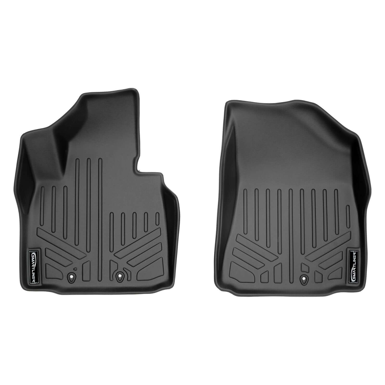 SMARTLINER Custom Fit for 2014-2015 Kia Sorento (with 3rd Row Seats) - Black / 2 Row Floor Mat Liner Set & Cargo Liner Behind the 2nd Row - Smartliner USA
