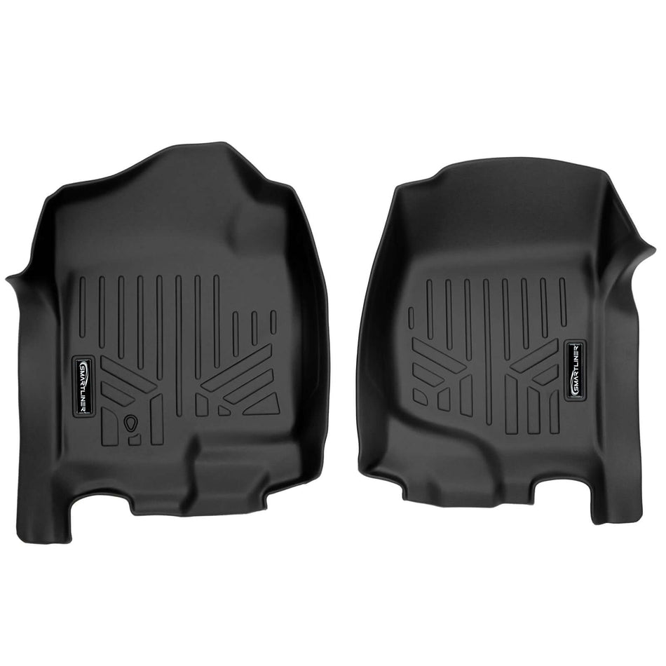 2007-2013 Chevrolet Silverado 1500 Floor Liners|Regular Cab Models (Not 4x4 Shifters - No E-Assist Models. Also fits New Body Style 2013 version)|SMARTLINER