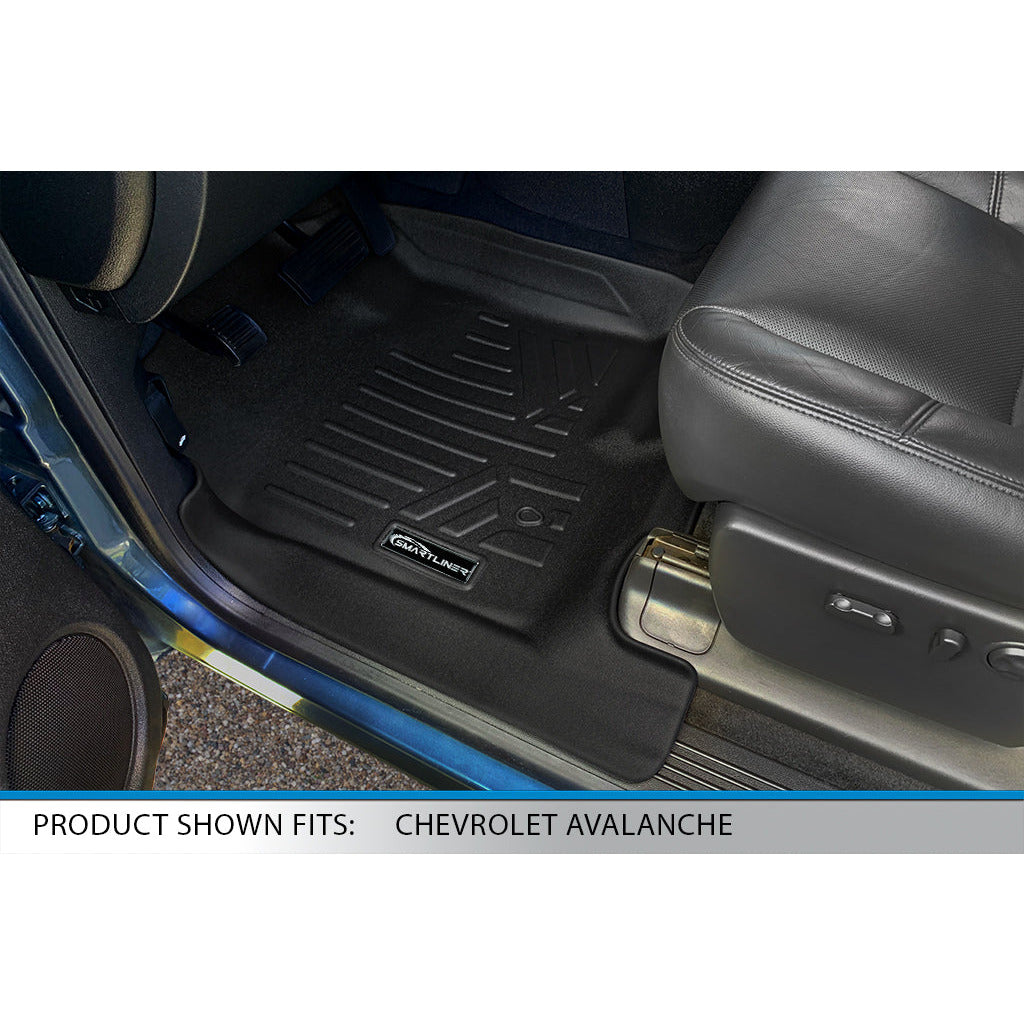 SMARTLINER Custom Fit Floor Liners For 2007-2013 Chevrolet Avalanche