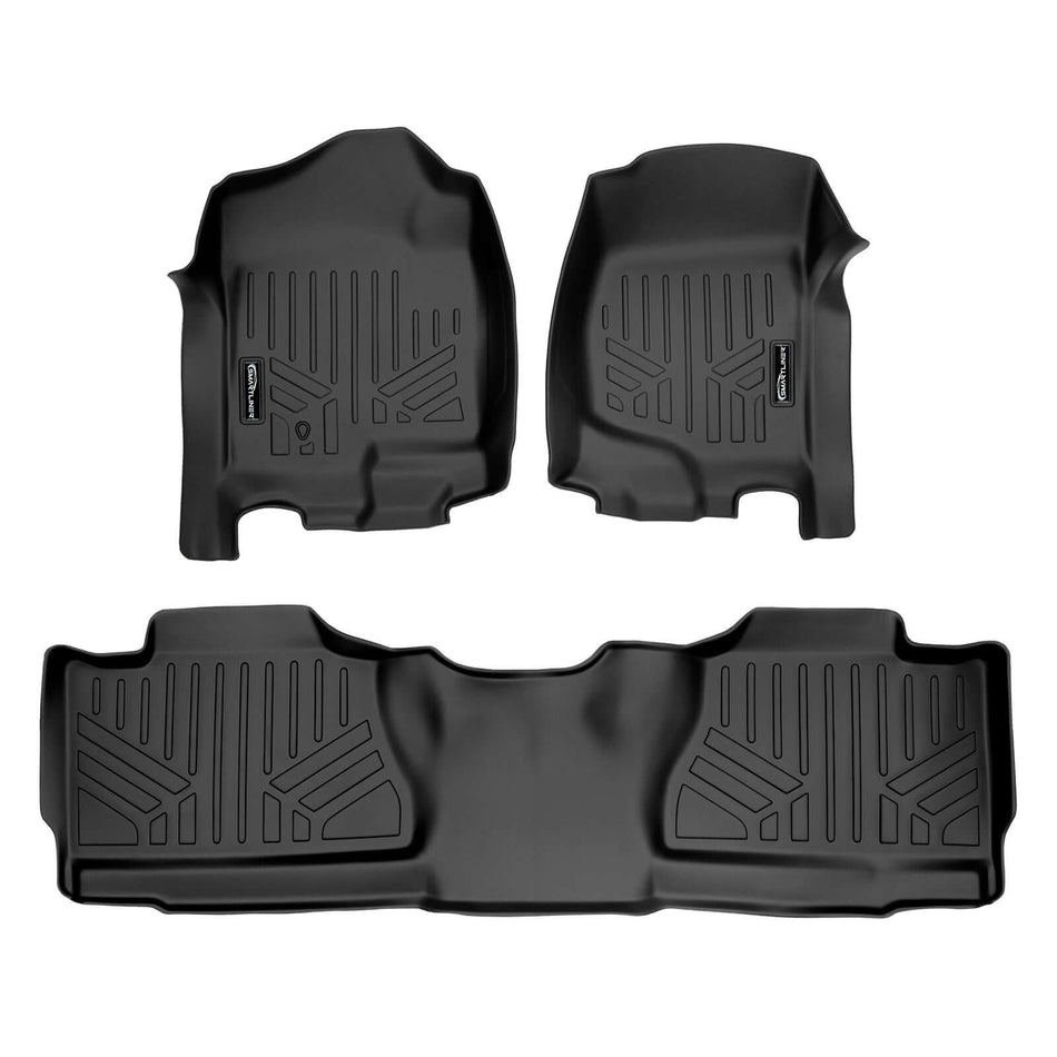 2007-2013 Chevrolet Avalanche Floor Liners|(2007 all ) (2008-2013 1st row Bucket)|SMARTLINER
