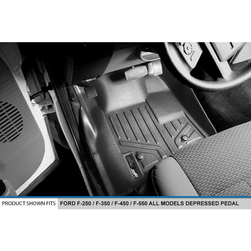 SMARTLINER Custom Fit for 2011-2012 F-250/F-350 Super Duty SuperCab with Depressed Drivers Side Pedal - Smartliner USA