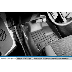 SMARTLINER Custom Fit for 2011-2012 F-250/F-350 Super Duty SuperCab with Depressed Drivers Side Pedal - Smartliner USA