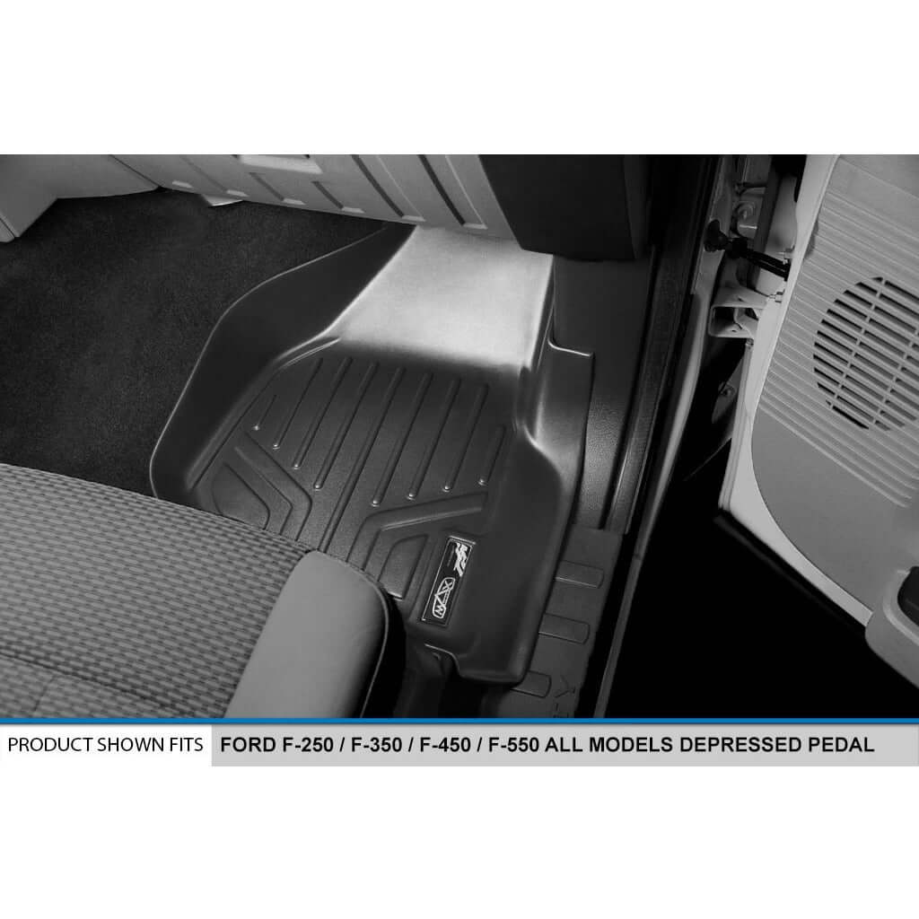 SMARTLINER Custom Fit for 2011-2012 F-250/F-350 Super Duty SuperCab with Depressed Drivers Side Pedal - Smartliner USA