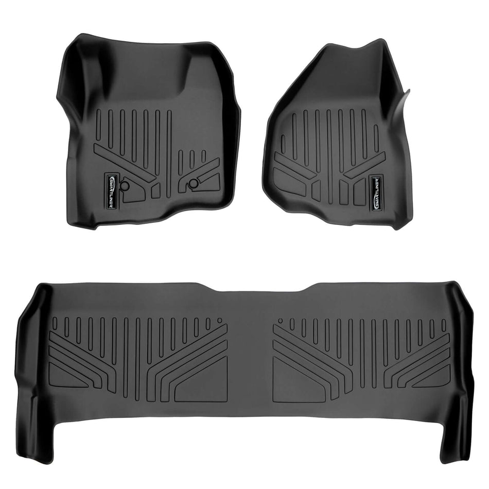 2011 Ford F-250 Floor Liners|Super Crew Models|SMARTLINER
