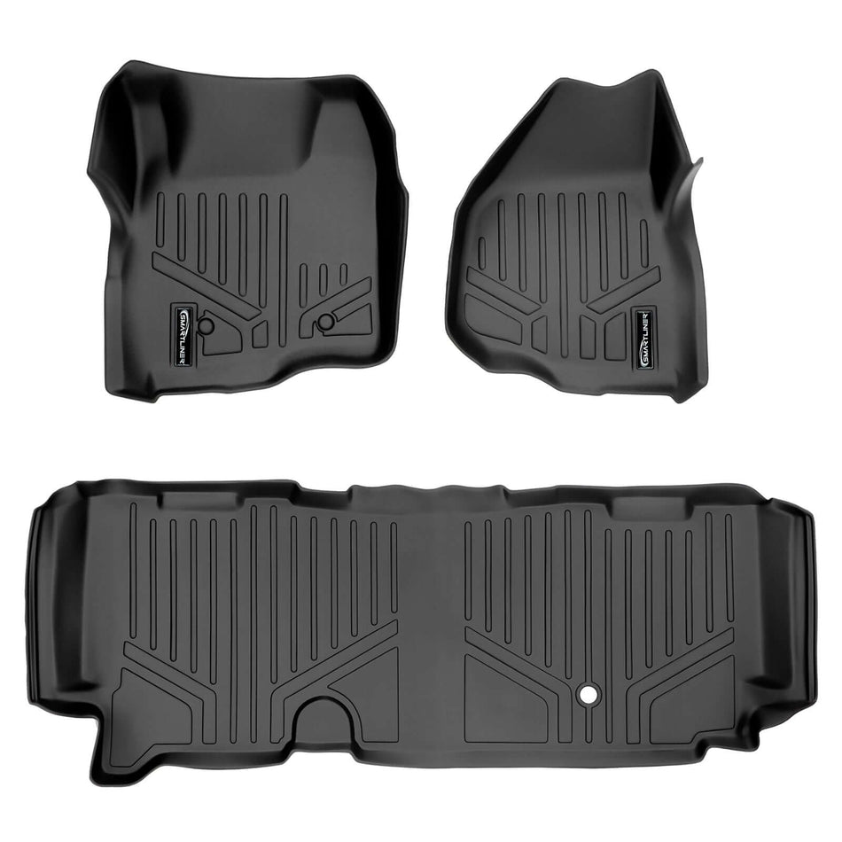 2011 Ford F-250 Floor Liners|Super Cab Models|SMARTLINER