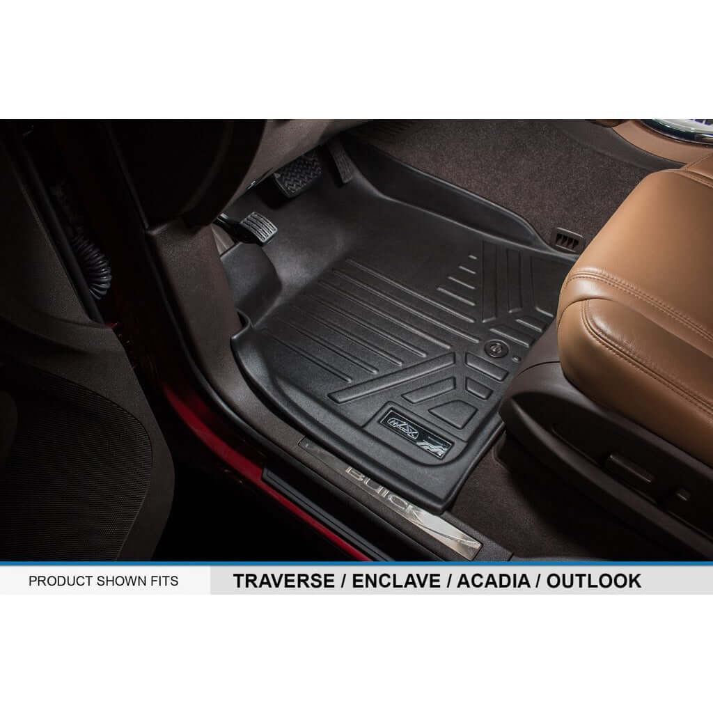 Smart Liner USA Motor Vehicle Interior Fittings SMARTLINER Custom Fit Floor Liners For Traverse/Enclave with 2nd Row Bucket Seats