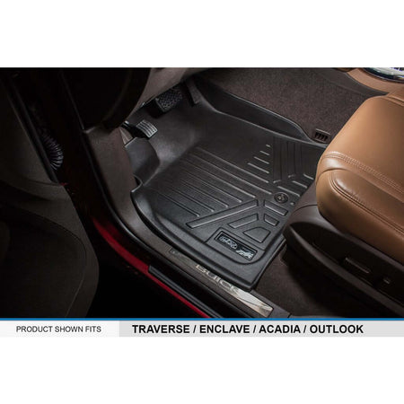 Smart Liner USA Motor Vehicle Interior Fittings SMARTLINER Custom Fit Floor Liners For Traverse/Enclave with 2nd Row Bucket Seats