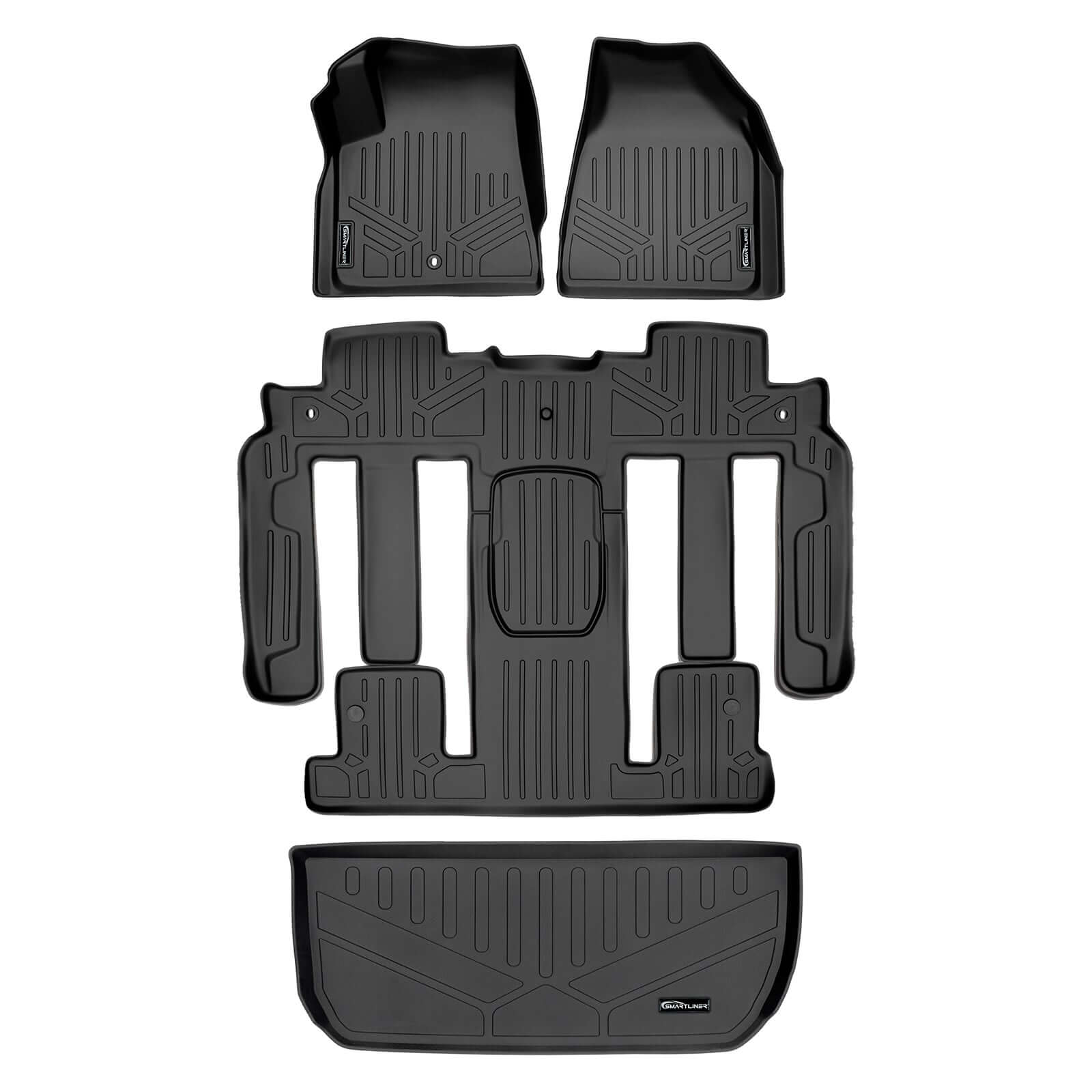 SMARTLINER Custom Fit for Traverse/Enclave with 2nd Row Bucket Seats - Smartliner USA