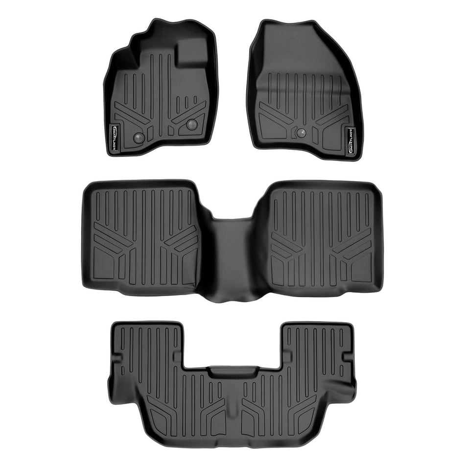 2011-2014 Ford Explorer Floor Liners|8 Passenger Models|SMARTLINER